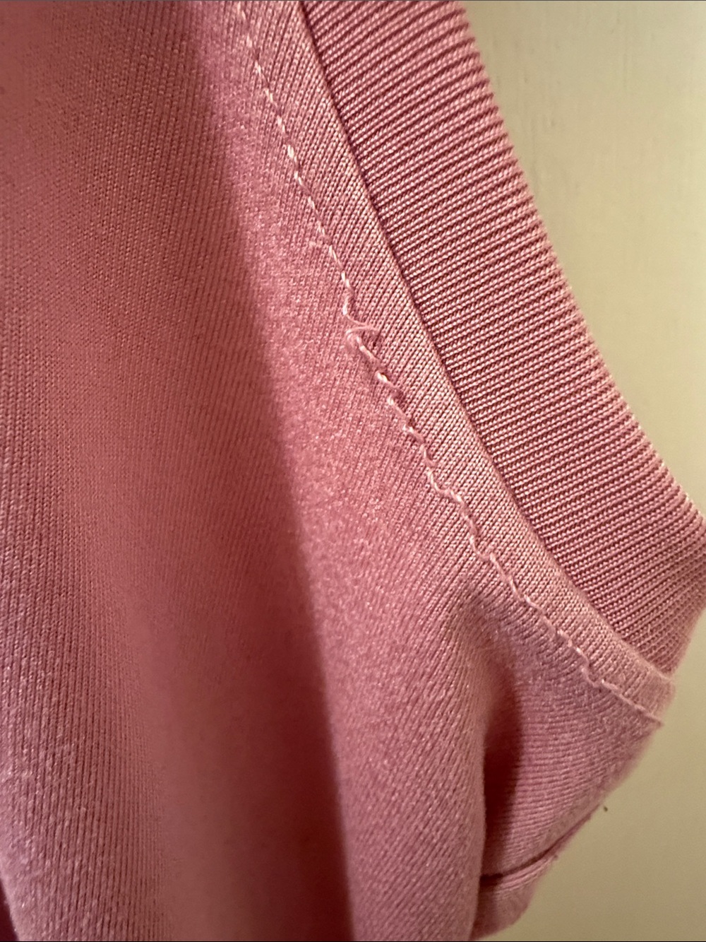Nike Women's Dusty Pink Athletic Tank with White Swoosh - Picture 3 of 5